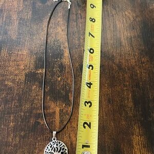 Elegant Silver Pendant Necklace N111